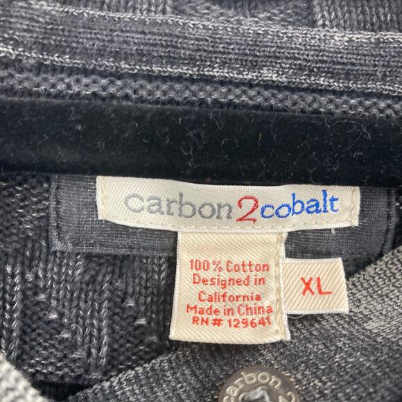 Carbon2Cobalt Aztec Western Textured Gray Hoodie Men’s XL Ranch Rodeo - Picture 6 of 11